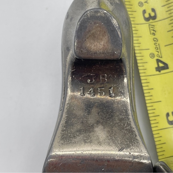 Vintage Metal Shoe Pincushion Jennings Brothers Empire State Building Souvenir - Picture 9 of 13